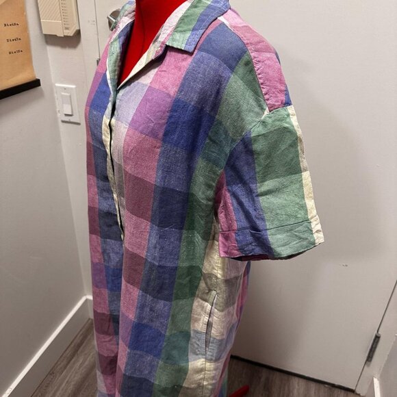 Gap Linen-Cotton Shirtdress (Large) **NWT** - Picture 4 of 6